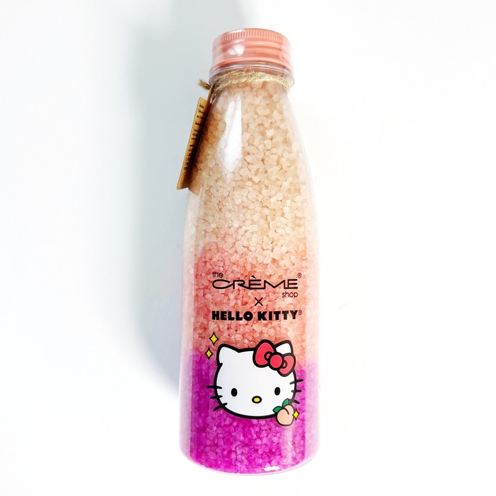 The Creme Shop X Hello Kitty Restorative Bath Crystals Peach Sunset